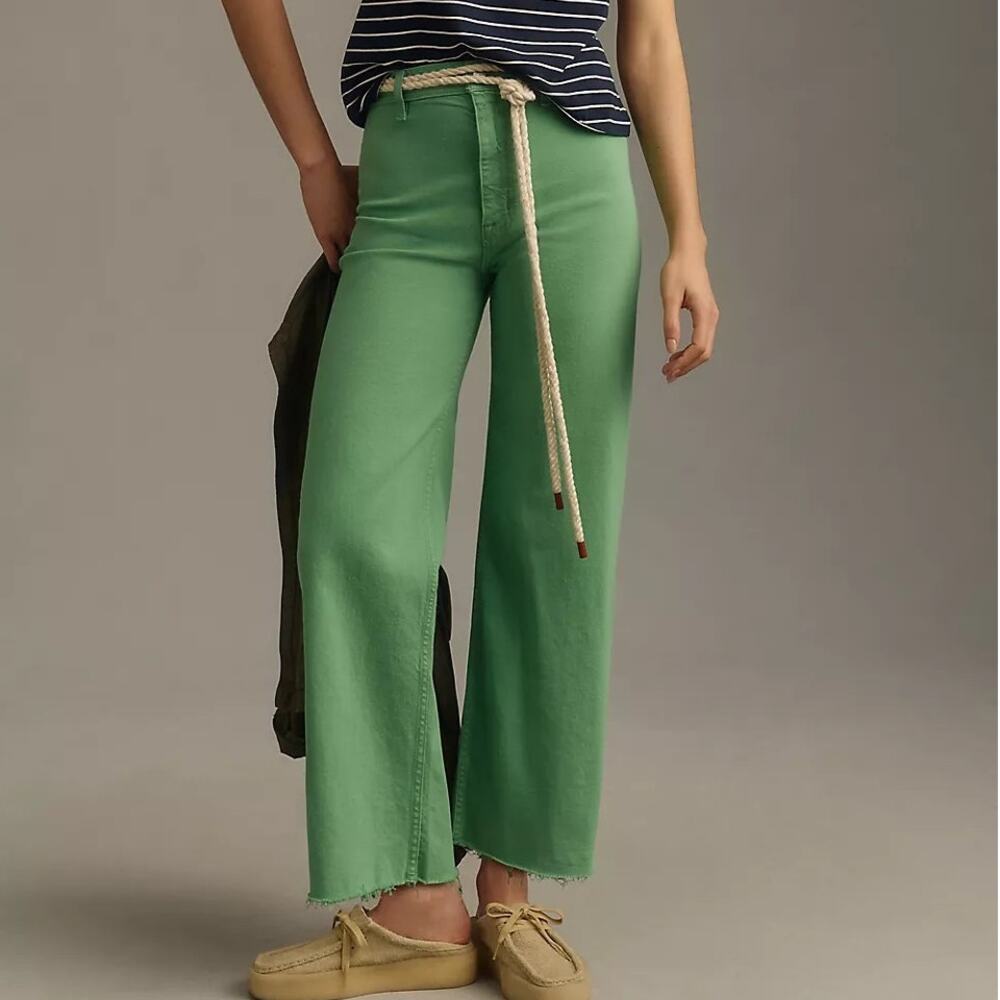 NWT Pistola Penny High-Rise Wide-Leg Crop Jeans